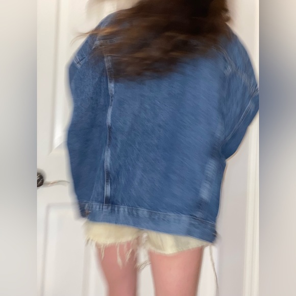 COPY - RARE AUTHENTIC CALVIN KLEIN 80s trucker jacket ladies oversized xl RARE … - Picture 9 of 16